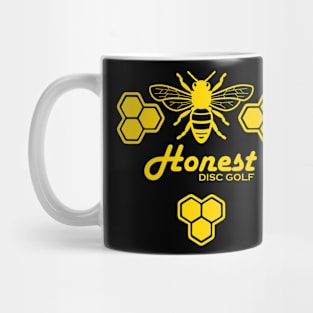 Be Honest Disc Golf "Bee" Gold Mug